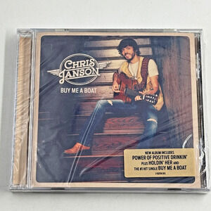 CHRIS JANSON Buy Me A Boat 2105 Warner Bros CD Country BRAND NEW Sealed Hype
